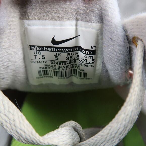 Nike Shoes Womens 7.5 Athletic Trainer Lunarglide 4 Running Sneaker Comfort Grey - Picture 12 of 13